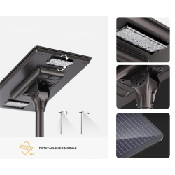 Lampa solarna uliczna 6m Omega 30W 768wh